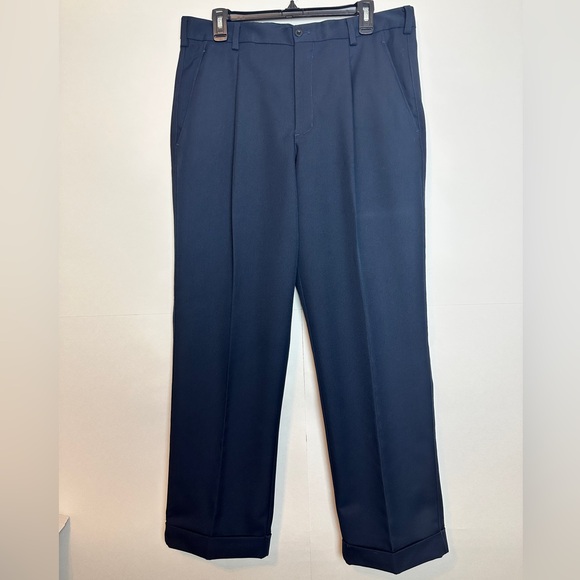 Nike Golf Navy Blue Dress Pants Size 34x30 - Picture 1 of 15
